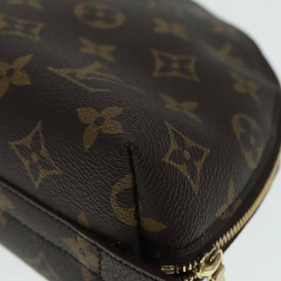 LOUIS VUITTON Monogram Trousse Demi Ronde Cosmetic Pouch M47520 LV Auth 91945 - Picture 14 of 16